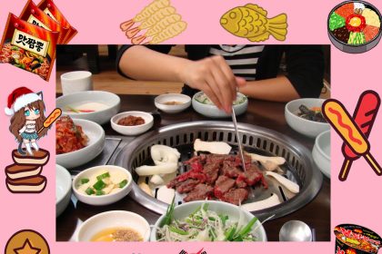 modales en la mesa coreana