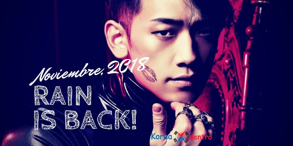 Bi Rain lanza un nuevo álbum en noviembre del 2018