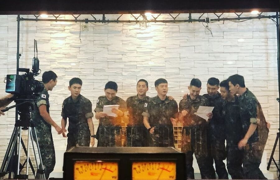 idolos kpop graban cancion ejercito